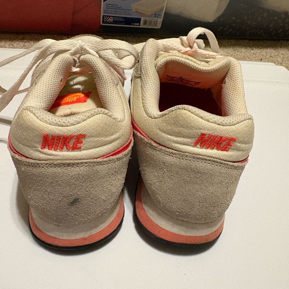 Nike Women's Sneakers - white and orange